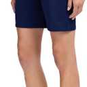 IZOD Women's Performance Stretch Classic Bermuda Club Short (Blue, XXL)