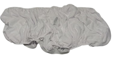 Head/Front Tag Side Up, Size Queen, White