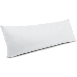 MoonRest Premium Lumbar Polyester 100% Cotton Fabric Filled with 100% Pure Virgin Synthetic Fiberfill Decorative Throw Pillow Insert Stuffer Form for Sofa Couch Cushion Bedroom 14x36