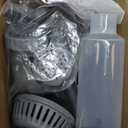 Fish Tank Cleaner, Aquarium Vacuum Gravel Cleaner Electric -6-in-1 Automatic Removable Vacuum with Adjustable 30W Motor Efficient Cleaning (Grey)