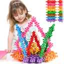 TOMYOU 300 Pcs Building Blocks Kids STEM Toys Educational Sets Interlocking Plastic for Preschool Boys and Girls Aged 3+, Safe Material Creativity