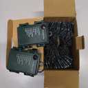 Battery Operated Christmas Lights, 33 FT 100 LED Mini String Lights with Timer and 8 Modes, Green Wire Outdoor String Lights for Tree Xmas Indoor Holiday Party Garden Decor, Multicolor 2pack