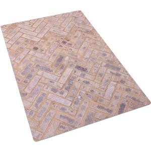 Bessie Bakes White & Denim Herringbone Brick Replicated Photography Backdrop 2 Feet Wide x 3 Feet Long 3 mm Thick