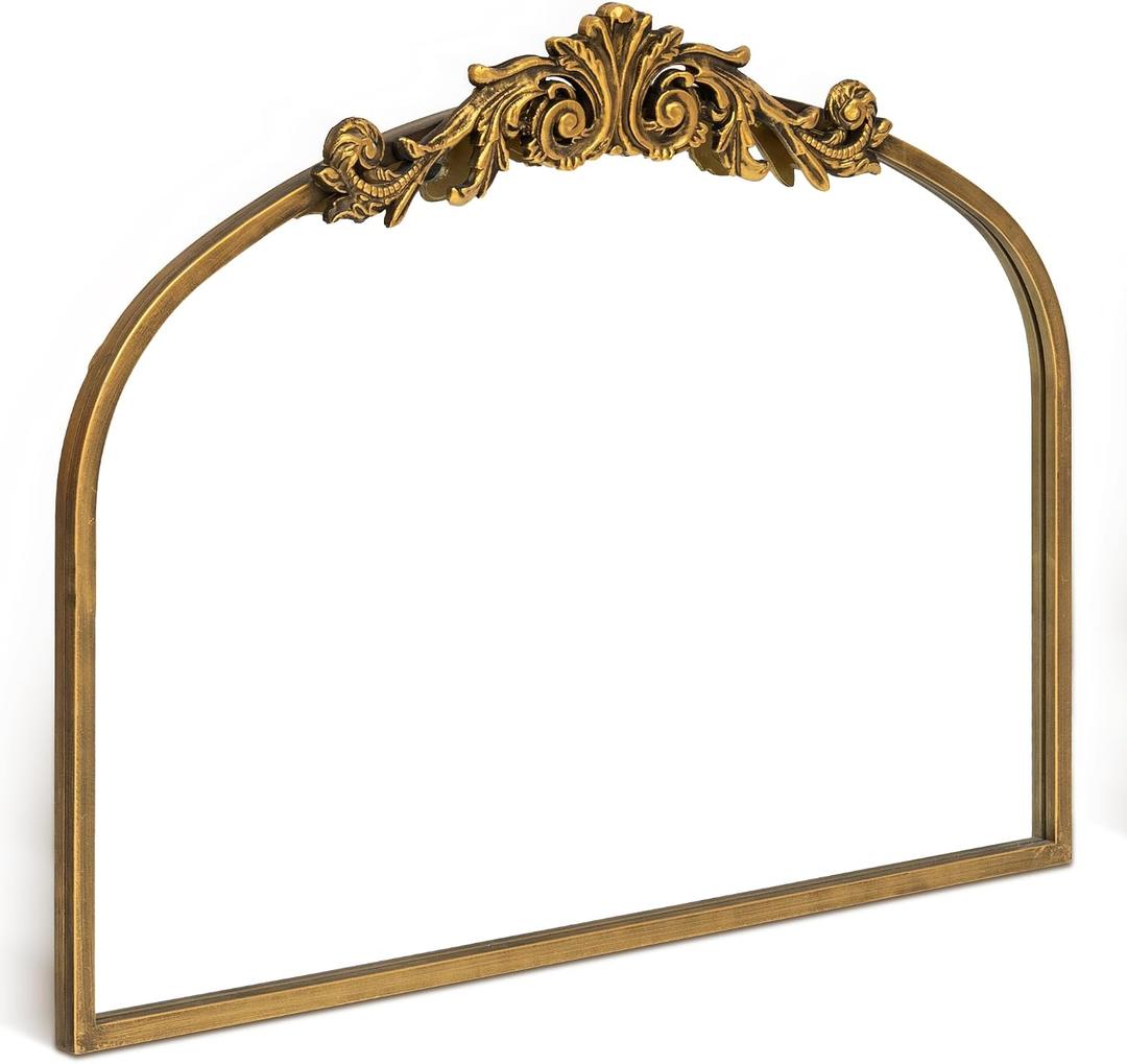 Antique Mirror, Gold Resin Frame(Vintage Gold, 31.5x24In)