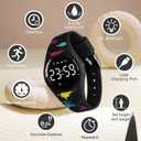 Kids Watches for Girls Boys Digital Sport Watch with Step Counter Pedometer Vibration Alarm Clock, No App Waterproof Fitness Tracker Kids Watch Boys Girls Teens Students Ages 5-16