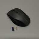 E-YOOSO Wireless Mouse for Laptop, Portable Optical Computer Mouse, 6 Buttons, Cordless 2.4GHz with USB Receiver, 5-Level 4800 DPI, 18 Months Battery Life for PC Chromebook Windows Mac (Gray)