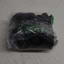 Long Black Formal Dresses for Women Gowns Evening Party Cocktail Dress,Split Elegant V Neck Wrap Ruffle Wedding Guest Dresses, Black M