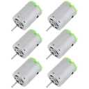 ChgImposs R380 6-24V DC Motor 6000RPM~24000RPM High Speed Micro Motor Metal Stainless Steel Motor for DIY Toys Hair Drier Mini Fan Small Appliance
