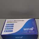 AX3000 WiFi Extender Signal Booster Outdoor WiFi 6 Extender, Wireless Gigabit Access Point Outdoor, IP67 Weatherproof, PoE Power Supply, for Starlink, Camera, Garage, Farm, Yard, RV, Campsite (White)