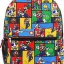 Bioworld Super Mario Brothers All-Over Print 18" Backpack