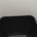 Amazon Basics Rectangular Plastic Office Wastebasket,14.4"L x 10.3"W x 15"H, 7 Gallon, Easy to Clean, Black, Pack of 2