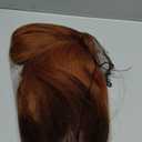 HAIRCUBE Long Auburn Wig with Bangs Layered Curly Orange Wigs for Women Natural Synthetic Wigs for Daily Use (pelucas de cabello natural)