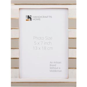 Handicrafts Home 5x7 Picture Frames - Vintage Style Wall Hanging & Desk Decor  Farmhouse Photo Frames Ideal for Living Room Office & Home Decor Picture Frame for Family Pictures & Wall Decor, Darado