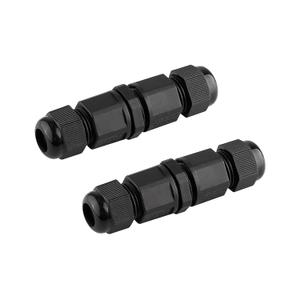 2 x IP68 Waterproof Electrical Connectors, Outdoor Junction Box Waterproof, M16 2 Way 3 Pin for Max  7.3mm Cable Diameter, 2 Pack