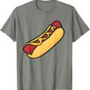 Hot Dog Shirt T-Shirt, Size XL