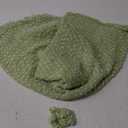 Matissa Newborn Baby Photography Prop Baby Girl/Boy Mohair Swaddle Wrap Blanket (Green)