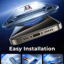 MAGIC JOHN 2 Pack for iPhone 15 Pro Max 6.7 inch Tempered Glass Screen Protector, Auto Dust-Elimination Installation, Bubble Free, Dynamic Island Compatible, HD Clear, Easy Installation