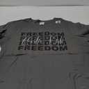 Port & Company Freedom Grey T-Shirt, Size: XL