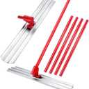 48"x8" Magnesium Bull Float for Concrete Finishing - Heavy-Duty Cement Smoothing Tool With Adjustable Handle Bracket