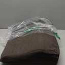 TANYOO Back Support Pillow for Recliner Dual Layer Lumbar Support Pillow with Gel Memory Foam Ergonomic Orthopedic Couch Lumbar Cushions for Elderly Lower Back Pain Relief Washable Cover Brown