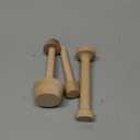 Wooden Tart Tamper Set, Double Side Pie Pastry Dough Tamper, Egg Tart Pan Mold DIY Cake Pastry Baking Tool for Mini Egg Tart, Cheesecakes, Pasta and Dessert Baking (3 Pieces)