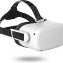 X-SUPER HOME Active Silicone Head Strap Compatiable for Quest 2 Accessories Elite Strap Replacement Ideal for Lie-Down Mode or Sit-Back Mode (Quest 2, Black)