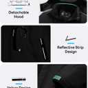 ASPO Women's Ski Jacket Waterproof Winter Jacket Insulated Warm Fleece Lined Windproof Snow Coats with Hood Snowboarding