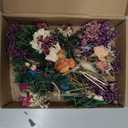 10/12/24/36 Pack Mini Dried Flowers for Vase Wedding Various Mini Bouquet Dried Small Wildflowers Natural Flowers Bulk for Crafts DIY Decor (12, Romantic Colour)