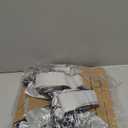 WRAPAHOLIC Large Christmas Tree Topper Bow - 13 x 52 Inch Blue and Silver Ornament Christmas Tree Topper Ribbon Bow Wreath Bows with Wired Edge for Xmas Ornament Indoor Outdoor Decoration