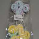 5pcs Set Macaron Color Christmas Decorations Picks, Pastel Woolen Candy Cane Christmas Tree Curly Picks, Christmas Tree Topper Decorations Home Vase Holiday Party Ornaments