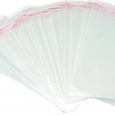 Borningfire 200 Pcs 6"x6" Square Clear Resealable Cello/Cellophane Bags Self Adhesive Sealing, Good for Bakery Candle Soap Cookie Candy Prints Card