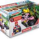Carrera RC Nintendo Mario Kart 2.4 GHz Radio Remote Control Toy Car Vehicle - Peach Quad, 6 X 7.5 X 8 Inches