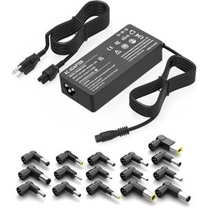 SZGUDULO 90W Universal AC Adapter Laptop Charger Replacement for Dell HP Acer Asus Lenovo IBM Sony Fujitsu Gateway Notebook Ultrabook Chromebook Power Supply Cord with 16 Tips