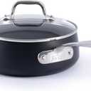 All-Clad HA1 Expert Nonstick 2.5 Qt. Sauce Pan with Lid, Induction Ready | Sauce pan for preparing sauces, Scratch-Resistant Exterior, Warp Resistant, Dishwasher safe, Oven Safe up to 500°F, 2.5 Quarts