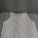 Womens Tank Tops Casual V Neck Sleeveless Summer Spring Clothes Loose Fit Cute Outfit Basic Cami 2025 Fashion Shirts (X-Large, White)