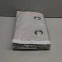 MIULEE 100% Blackout Linen Textured Curtains for Bedroom Solid Thermal Insulated Natural Grommet Room Darkening Curtains & Drapes Luxury Decor for Living Room Nursery 52 x 84 Inch (2 Panels)