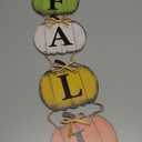 Fall Decorations for Home Fall Pumpkin Door Sign Rustic Farmhouse Pumpkin Thanksgiving Decorations Wooden Hanging Signs for Outdoor Wall Home Decor