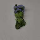 Artificial Silk Flowers Ranunculus Fake Flower 5 Pcs,Suitable for core Decoration,Wedding Floral Creation,Flower Arrangement DIY Project,Interior DecorBlue