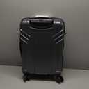 BAGSMART Expandable Carry On Luggage 22x14x9 Airline Approved, 1OO% PC Lightweight Hard Shell Suitcase, 20 Inch Travel Luggage with Spinner Wheels, Waterproof Rolling Suitcase, Gray