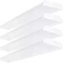 ANTLUX 4FT LED Wraparound 40W Shop Lights for Garage, 4400lm, 4000K, 4 Foot LED Wrap Light, 48 Inch Integrated Linear Strip Flush Mount Office Workshop Ceiling Lighting Fixture, 4 Pack