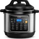 COMFEE 16-in-1 Electric Pressure Cooker with Non-Stick Pot for Yogurt, Rice, Slow Cooking, Steaming, and More, 8 Quarts (Black)
