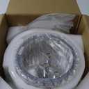 Chome Ceiling Light, Suitable Flush Mount Ceiling Light for Living Room, Dinning Room Hallway, D11.8''  H6.1'', 3 G9 Sockets, Chrome Finish Frame & K9 Crystal