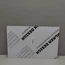 Falken Design Aluminum Sheet - Durable, Lightweight White Matte 12" x 18" x 1/4" Thick ACM Panel for Signage, Indoor/Outdoor Use, Wall Cladding & Architecture - Weather-Resistant ACM Board