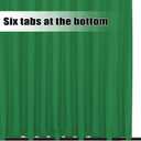 Easy-Going Outdoor Curtains Waterproof Windproof Weatherproof Curtain for Patio, Cabana, Porch, Pergola and Gazebo, Grommet Top and Tab Bottom Drape, 1panel, 150x84 inch, Green