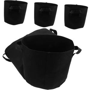 GANAZONO 5Pcs Non Woven Fabric Potato Grow Bags Vegetable Planting Bags with Handles Breathable Smart Drainage for Optimal Plant Growth Gardens and Agriculture