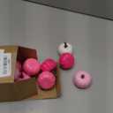 Thyle 24 Pcs Mini Artificial Pumpkins Bulk Fall Foam Pumpkins Thanksgiving Fake Harvest Ornaments Decoration for Autumn Halloween Party Centerpiece Home Decor Crafts (Pink Series)