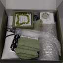 Birthday Gifts for Women, Personalized Mothers Day Gift for Women, Monogrammed Initial Gift for Her Teacher Wife Mom Friend Daughter Sister Girlfriend, Initial Tote Bag & Makeup bag (A)