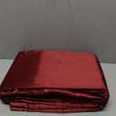 P Pothuiny 6 Pieces King Satin Sheets Luxury Silky Burgundy Satin Bedding Sheet Set, 1 Deep Pocket Fitted Sheet + 1 Flat Sheet + 4 Pillow Cases