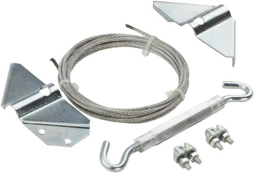 National Hardware N192-211 Anti-Sag Gate Kit for Exterior Use with WeatherGuard Protection, Heavy-Gauge Steel Construction, Zinc-Plated Finish, 7.5 Ft Diagonal Bracing