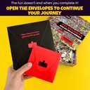 QUOKKA 1000 Piece Jigsaw Puzzle for Adults Hotel Wildeluxe Puzzles for Adults 1000 Pieces Premium Box Packaging - Extra Fun Hidden Secrets & Audio Story Perfect Relaxation & Creativity & Gift